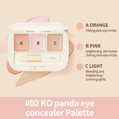 Judydoll Three-Shades Concealer Palette