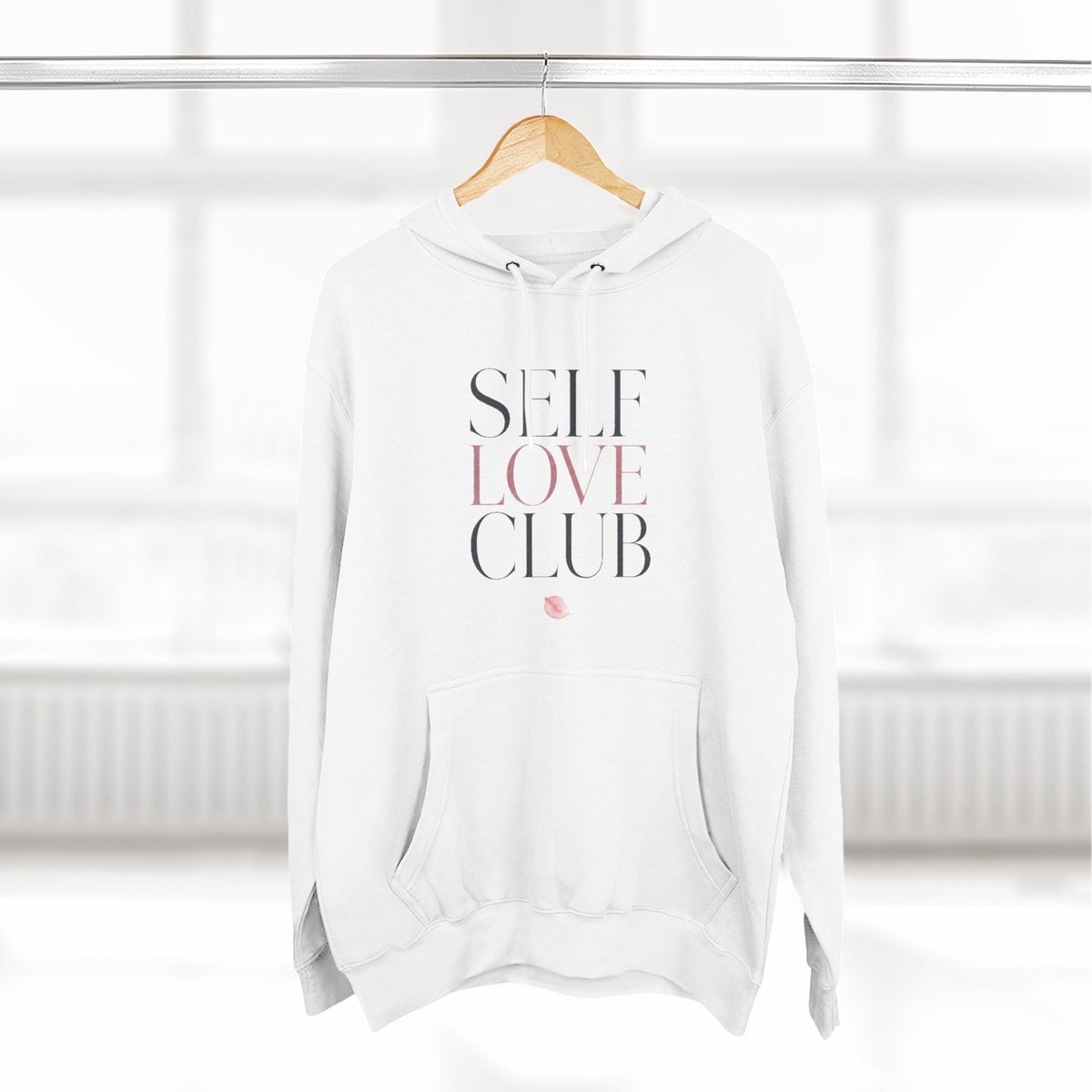 Self Love Club Three-Panel Hoodie
