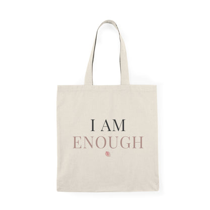 I Am Enough Canvas Tote