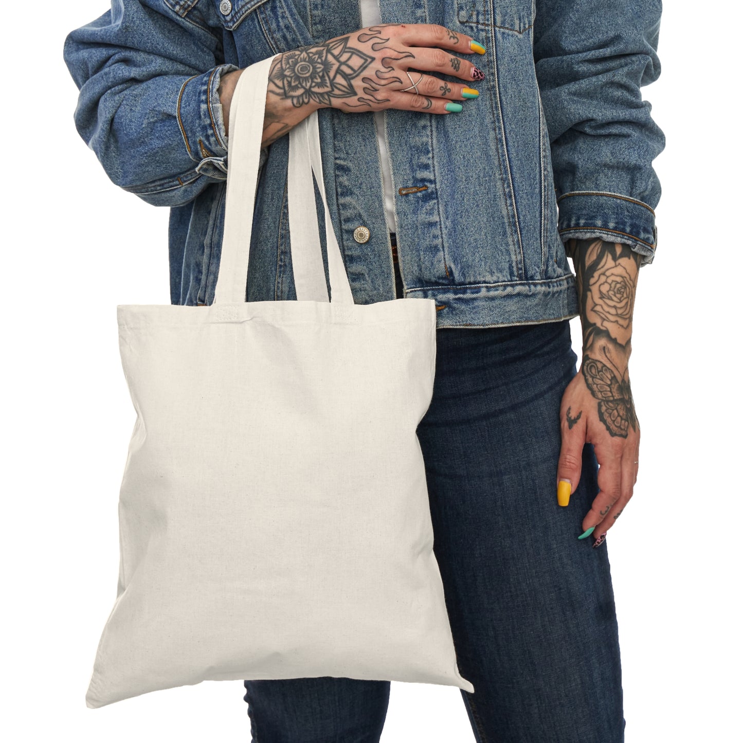 Love Your Face Canvas Tote
