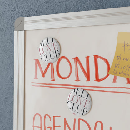 Self Love Club Round Magnet