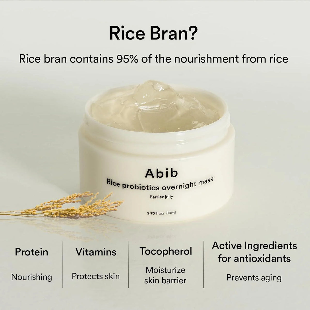 Abib Rice Probiotics Overnight Mask — texture detail