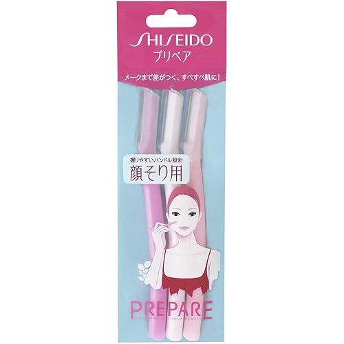 Shiseido Prepare facial razor, 3-piece large