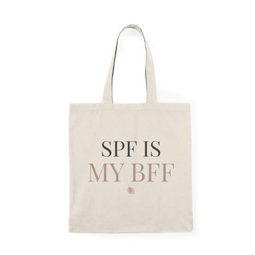 SPF Is My BFF Canvas Tote