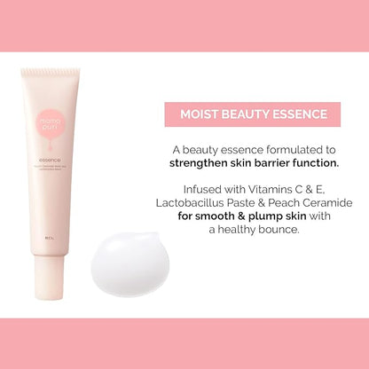 BCL Momo Puri Peach Serum — texture detail