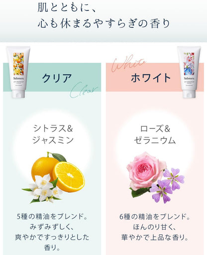 Salanaru Citrus & Jasmine Gel — packaging detail
