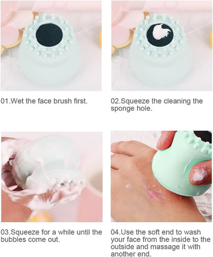 Cogit Bub Bub Octopus Facial Cleansing Brush [Pink]