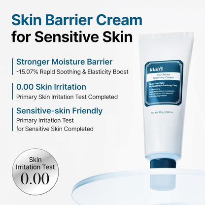 Dear, Klairs Rich Moist Soothing Cream Jumbo [80ml]