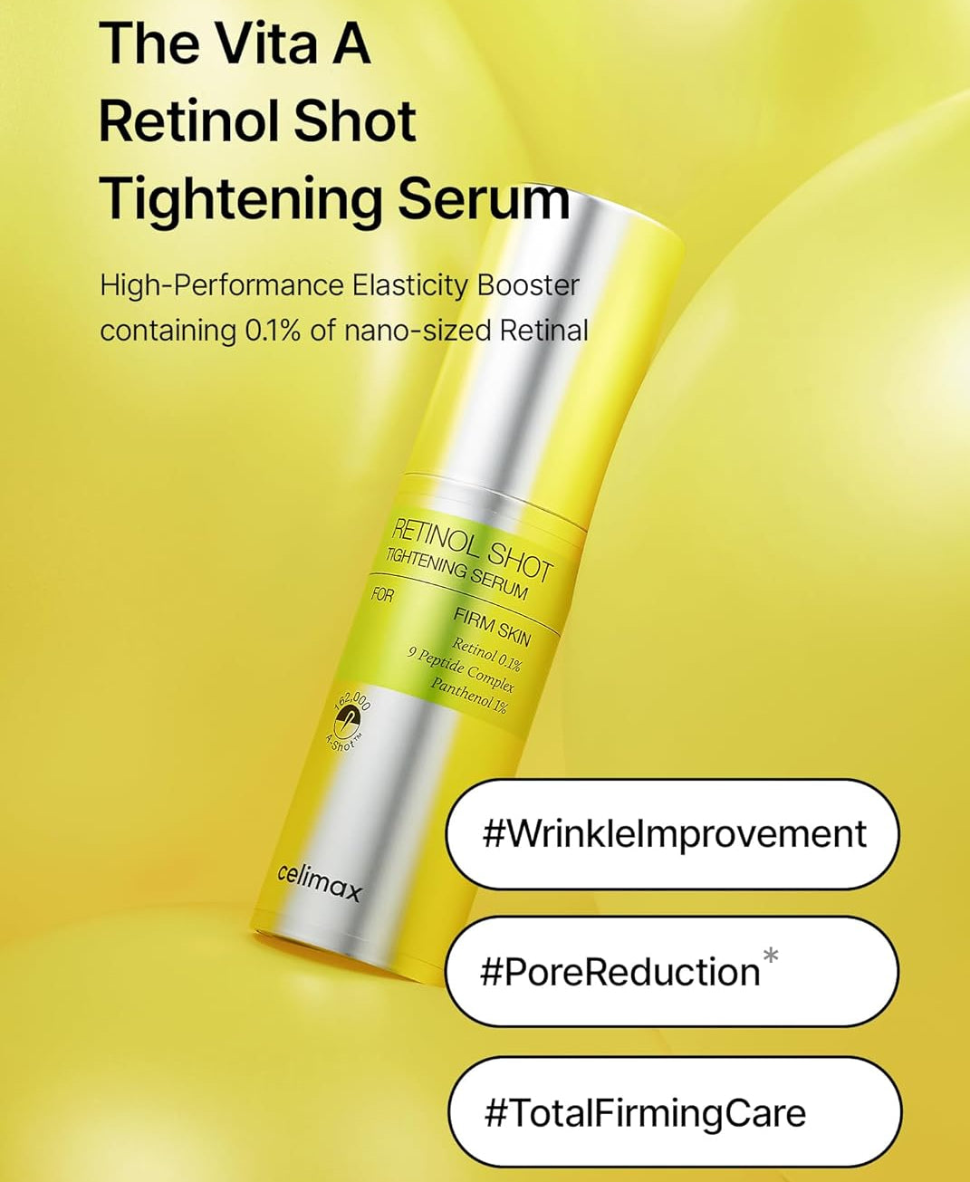 Celimax Vita-A Retinol Shot Serum — packaging detail