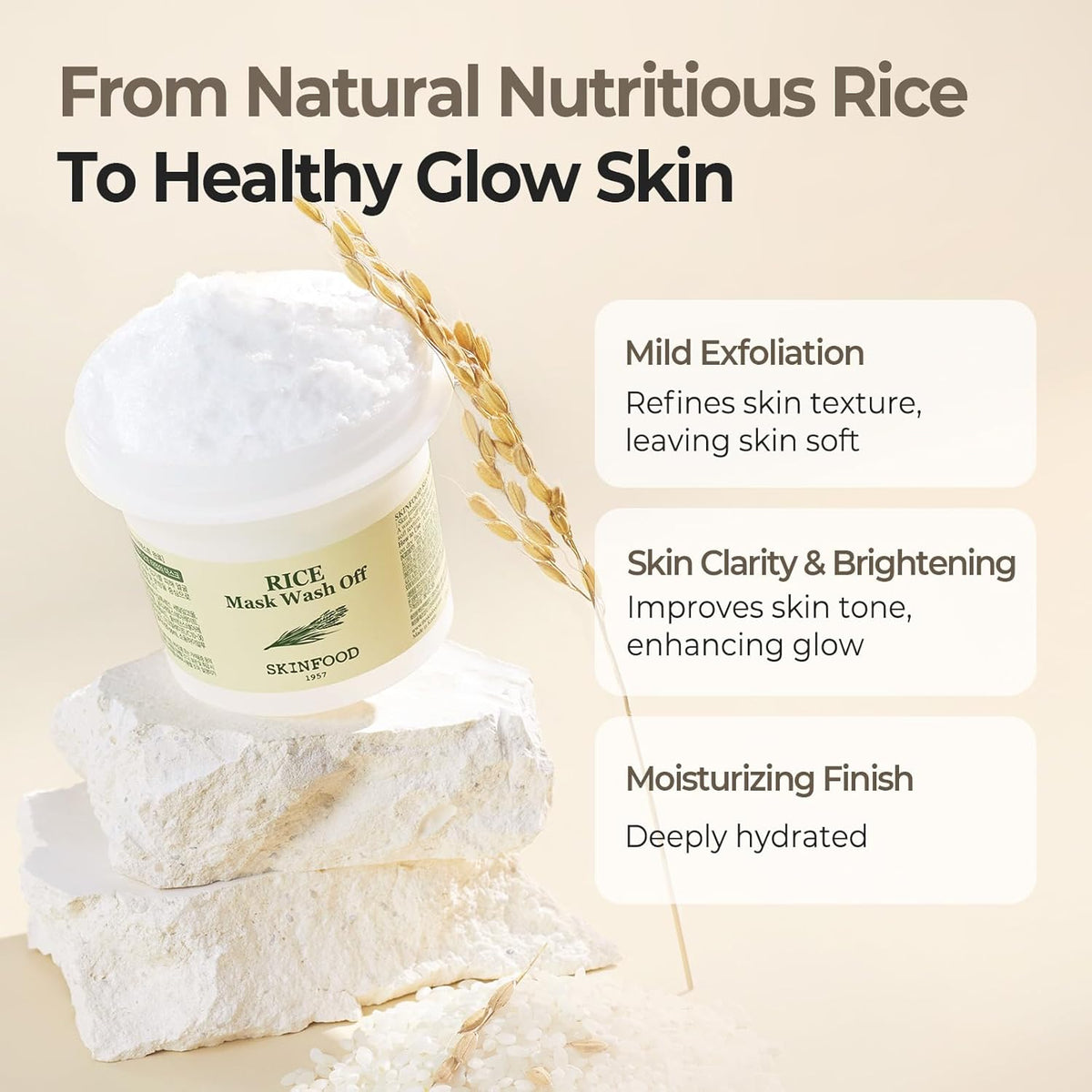 SKINFOOD Rice Mask Wash Off [120g]