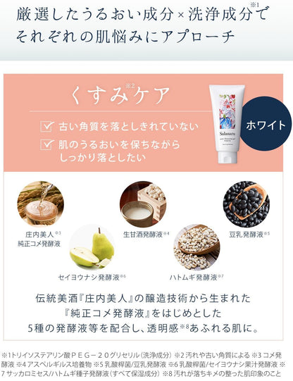 Salanaru Pure Cleansing Gel Set - Rose & Geranium (150g + 20g)