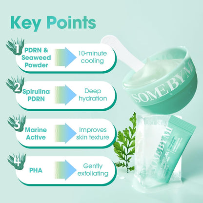 SOME BY MI PDRN Spirulina Soothing Sherbet Mask Set