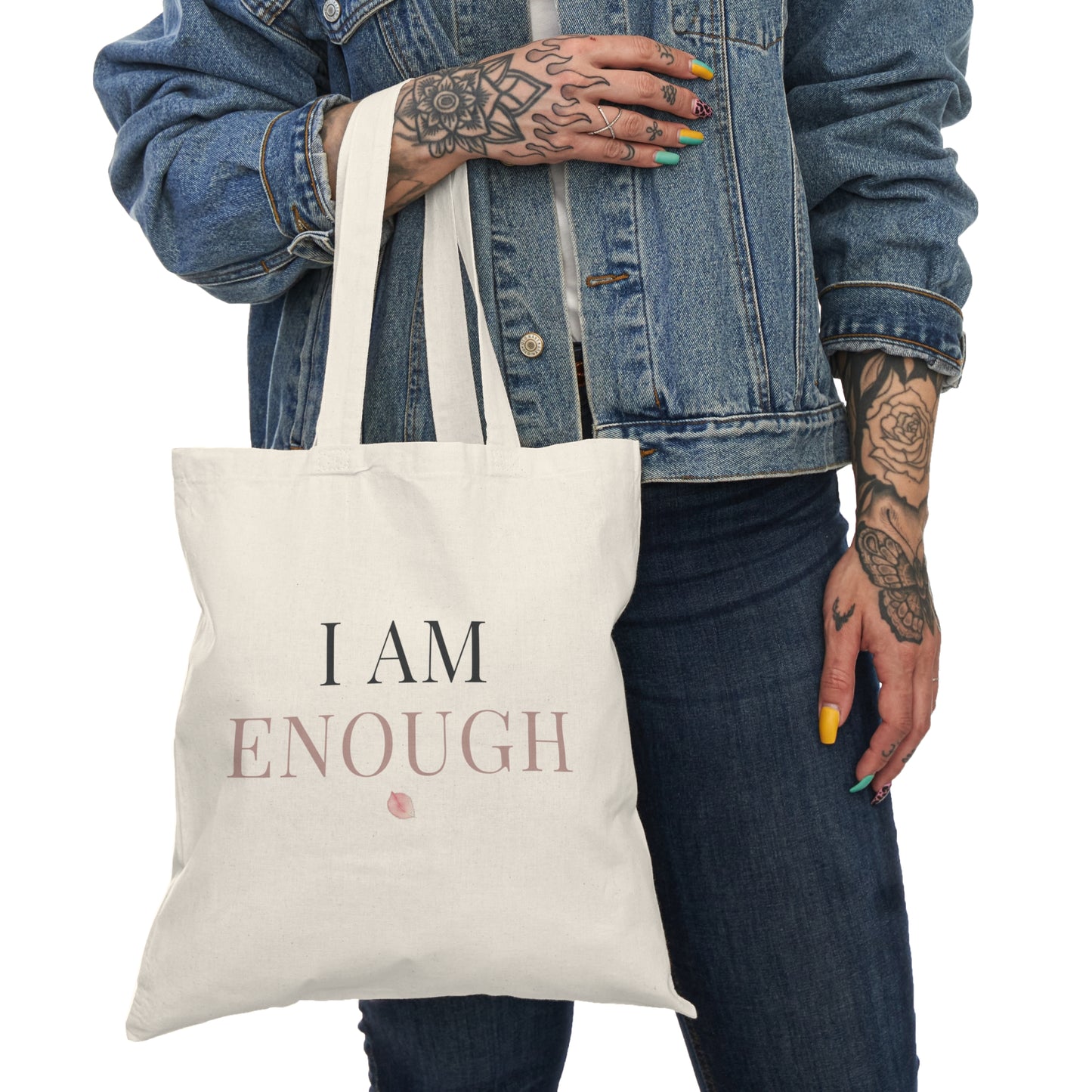 I Am Enough Canvas Tote