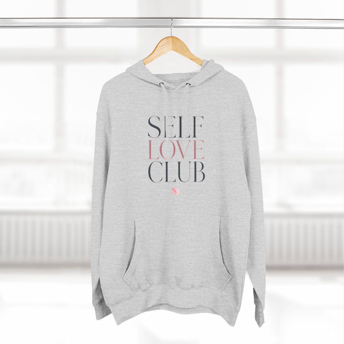 Self Love Club Three-Panel Hoodie