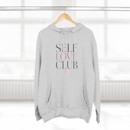 Self Love Club Three-Panel Hoodie