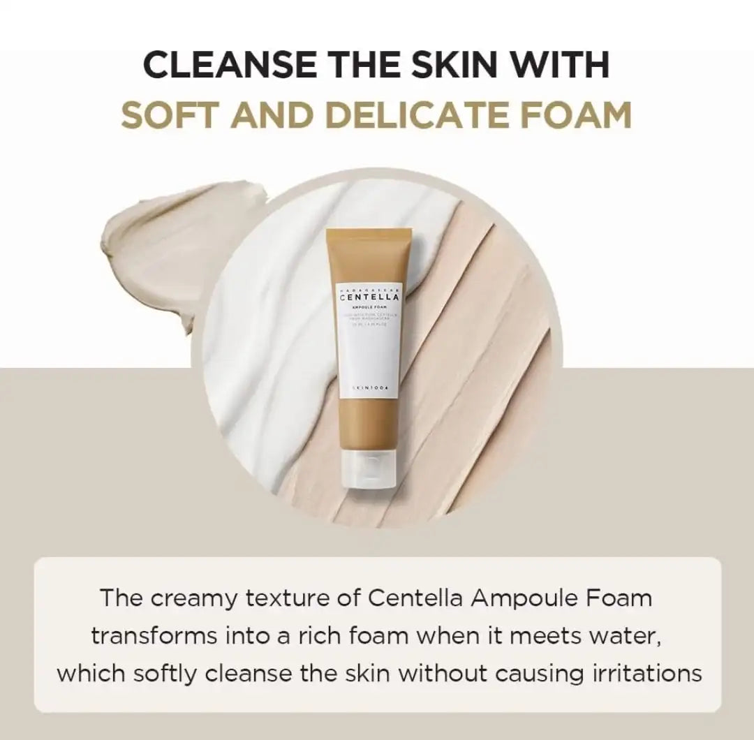 SKIN1004 Centella Ampoule Foam — foam texture detail