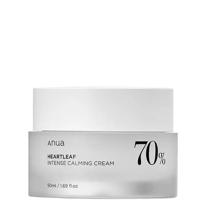 Anua Heartleaf 70% Intense Calming Cream — packaging detail