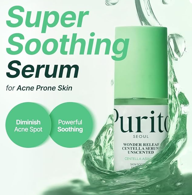 Purito SEOUL Wonder Releaf Centella Serum Unscented [60ml]