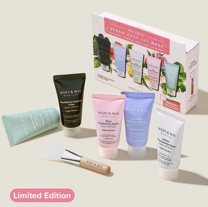 Mary&May Vegan Wash Off Mask Mini Gift Set