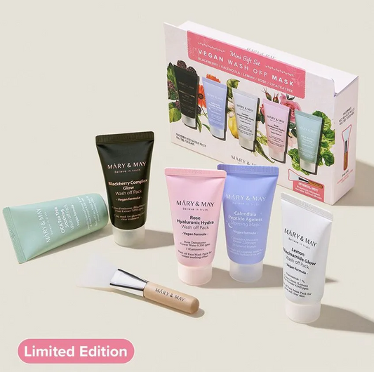 Mary&May Vegan Wash Off Mask Mini Gift Set