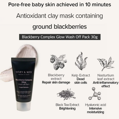 Mary&May Vegan Wash Off Mask Mini Gift Set