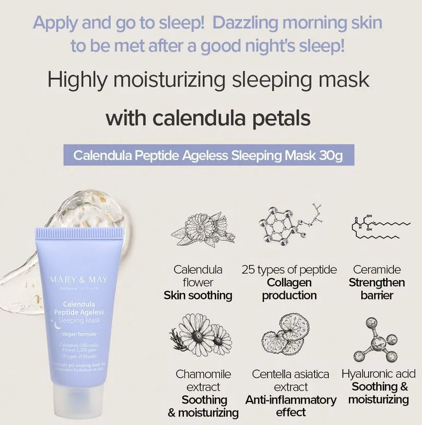 Mary&May Vegan Wash Off Mask Mini Gift Set