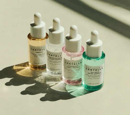 SKIN1004 Madagascar Centella Ampoule Kit, four 30ml bottles