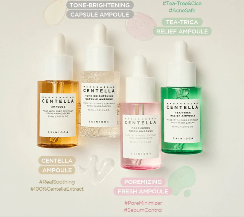SKIN1004 Centella Ampoule Kit — contents detail