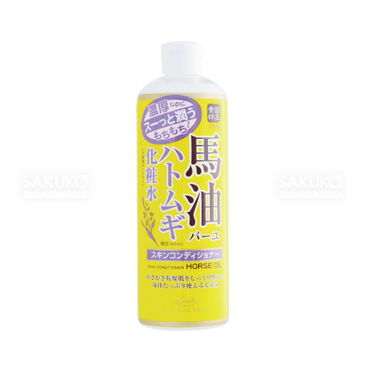 Loshi Horse Oil Moisturizing Toner 500ml bottle from Hokkaido