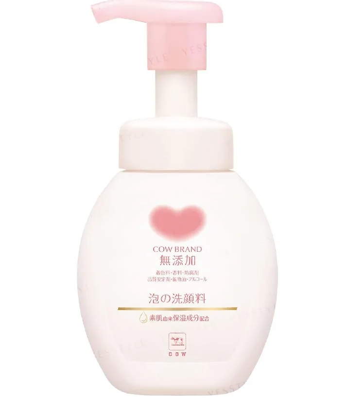 Cow Brand Additive Free Moisture Foam Wash 160ml pump