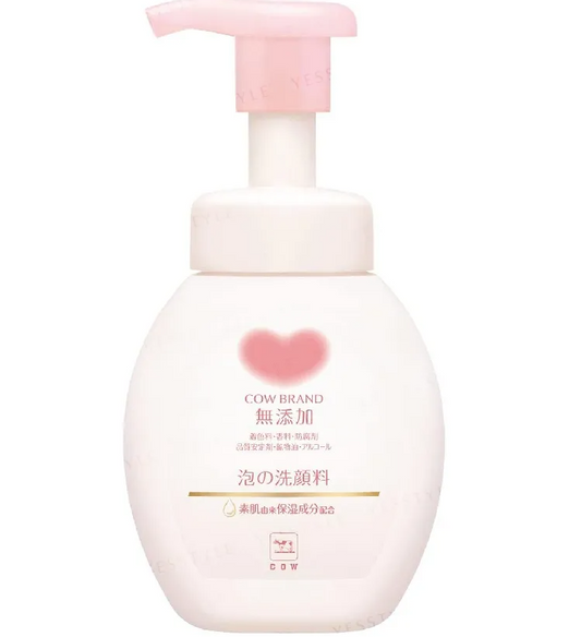 Cow Brand Additive Free Moisture Foam Wash 160ml pump