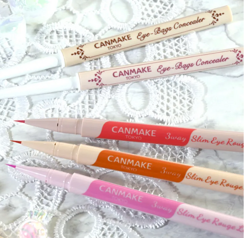 CANAMKE - 3 way Slim Eye Rouge Liner-03 Icy Pink