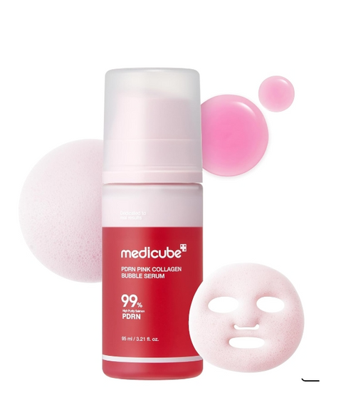 Medicube PDRN Pink Collagen Bubble Serum 95ml