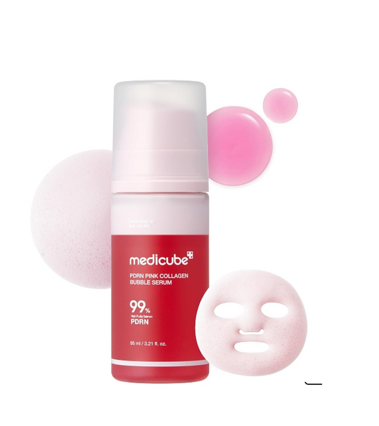 Medicube PDRN Pink Collagen Bubble Serum 95ml