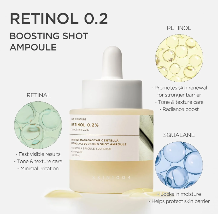 SKIN1004 Centella Retinol Ampoule — packaging detail