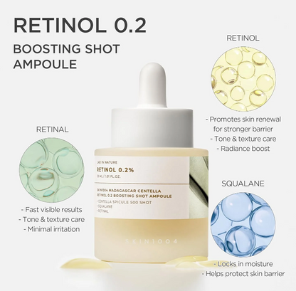 SKIN1004 Centella Retinol Ampoule — packaging detail