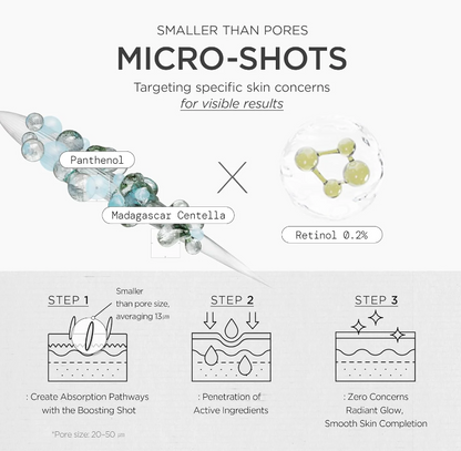 SKIN1004 Madagascar Centella Retinol 0.2 Boosting Shot Ampoule [30ml]