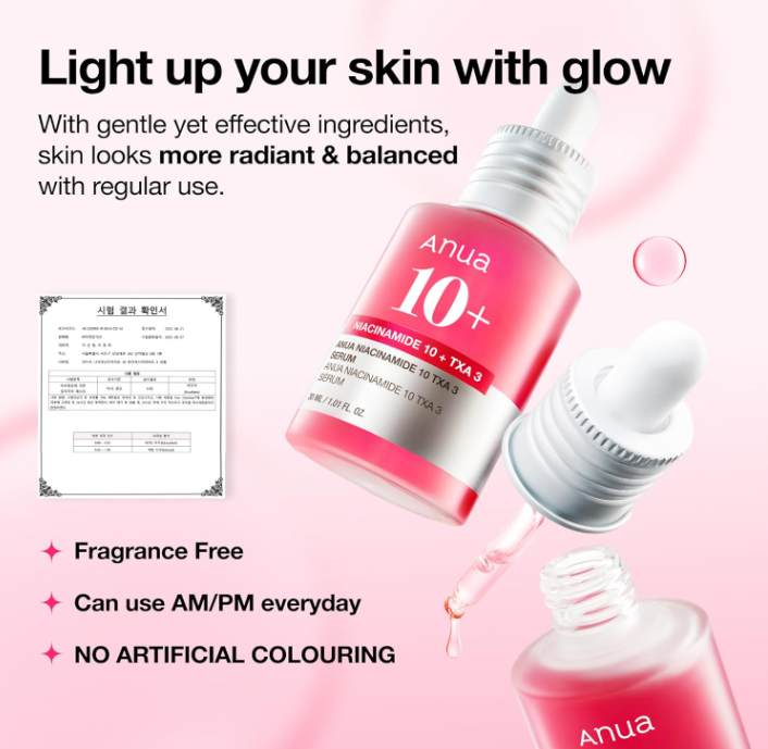 Anua Niacinamide 10 TXA 4 Serum — packaging detail