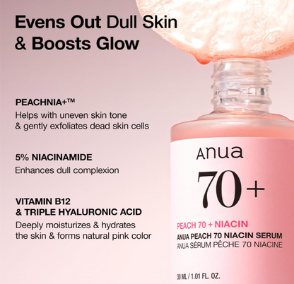 Anua Peach 70 Niacin Serum — alternate view