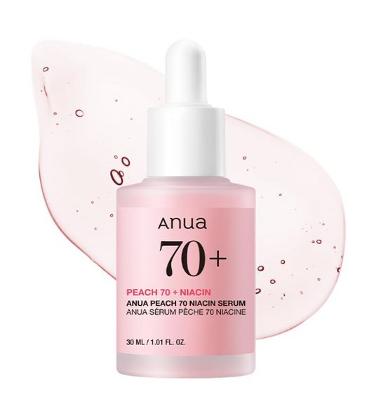 Anua Peach 70 Niacin Serum 30ml bottle