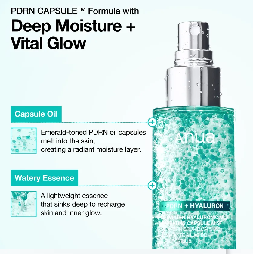 Anua PDRN Hyaluronic Acid Hydrating Capsule Mist [100ml]