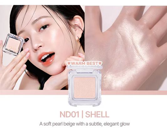 2aN Pure Glash Highlighter in shade ND01 Shell