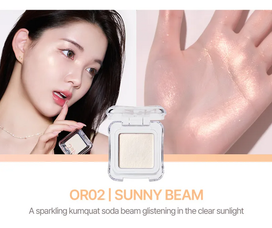 2aN Pure Glash Highlighter in shade OR02 Sunny Beam