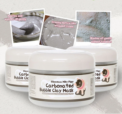 Elizavecca Bubble Clay Mask — bubbling texture detail