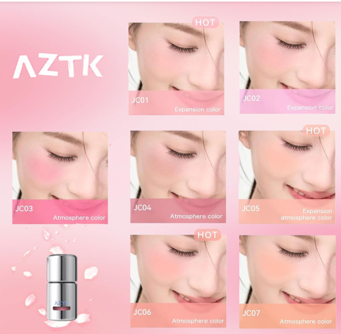 AZTK Jello Liquid Blush — packaging detail