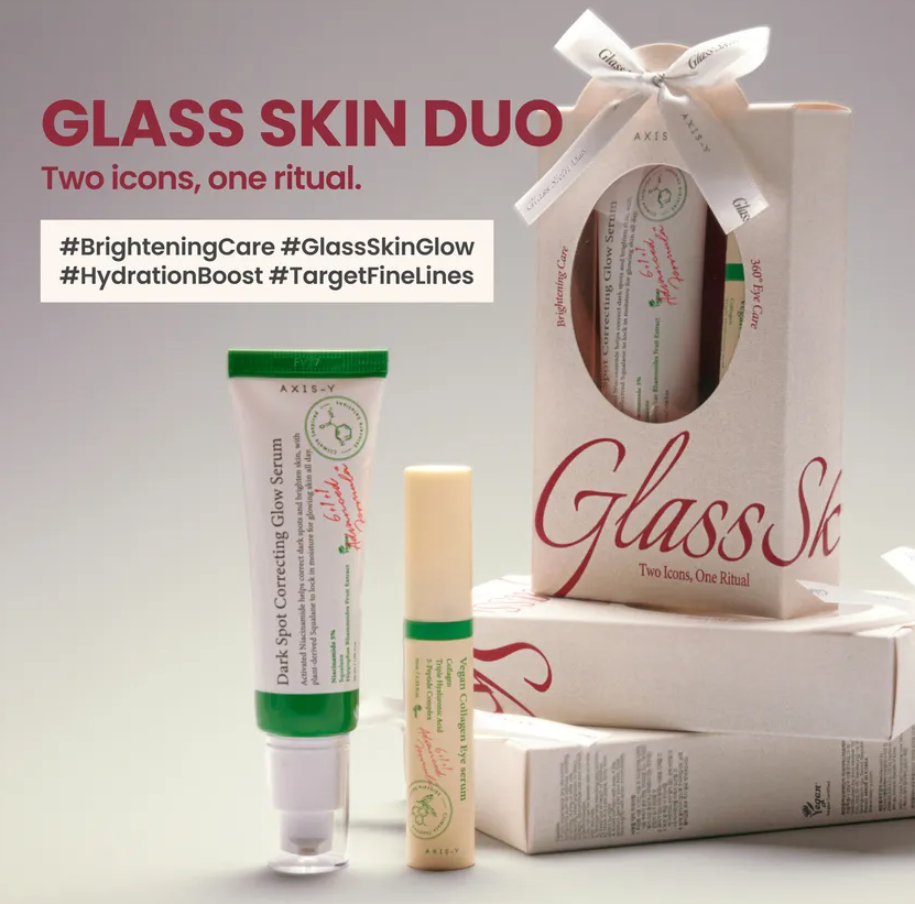 AXIS-Y Glass Skin Duo Set — contents detail