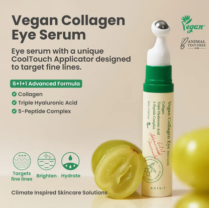AXIS-Y Vegan Collagen Eye Serum — packaging detail