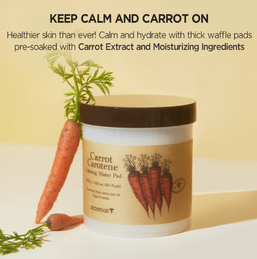 Skinfood Carrot Carotene Water Pads — pad detail
