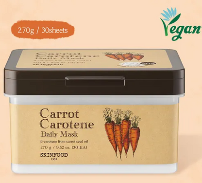 Skinfood Carrot Carotene Daily Mask — sheet detail