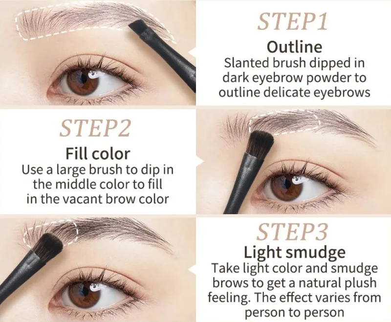 Judydoll Eyebrow Powder — swatch detail